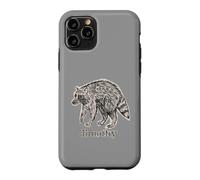 Jimothy Raccoon Seattle Funny Gauze Panda Sketch Case for iPhone 11 Pro