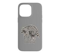Jimothy Raccoon Seattle Funny Gauze Panda Sketch Case for iPhone 14 Pro Max
