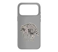 Jimothy Raccoon Seattle Funny Gauze Panda Sketch Case for iPhone 17 Pro Max