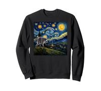 Jimothy Raccoon Starry Night Van Gogh Art Seattle Meme Sweatshirt