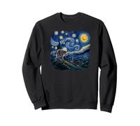 Jimothy Raccoon Starry Night Van Gogh Art Seattle Meme Sweatshirt