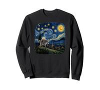 Jimothy Raccoon Starry Night Van Gogh Art Seattle Meme Sweatshirt
