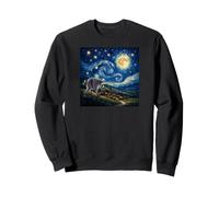Jimothy Raccoon Starry Night Van Gogh Art Seattle Meme Sweatshirt