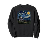 Jimothy Raccoon Starry Night Van Gogh Art Seattle Meme Sweatshirt