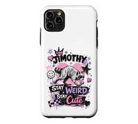 Jimothy Raccoon Stay Weird Cute Local Legend Street Art Case for iPhone 11 Pro Max