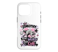 Jimothy Raccoon Stay Weird Cute Local Legend Street Art Case for iPhone 16 Pro