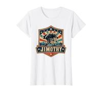 Jimothy Raccoon Viral Meme Vintage Jimothy Seattle Wildlife Value Graphic T-Shirt, Women, White, M
