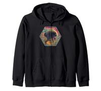 Jimothy The Raccoon In Space Zip Hoodie