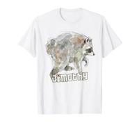 Jimothy The Raccoon Seattle Value Graphic T-Shirt, Men, White, S