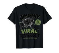 Jimothy the Raccoon Value Graphic T-Shirt, Men, Black, XL