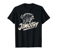 Jimothy the Raccoon Value Graphic T-Shirt, Men, Black, XL