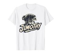 Jimothy the Raccoon Value Graphic T-Shirt, Men, White, XL