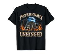 Jimothy the Raccoon Viral Meme Professionally Unhinged Value Graphic T-Shirt, Men, Black, M