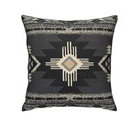JIMOWANG Southwest Aztec Native American Pillow Covers 18 x 18 Inch Decorative Throw Pillowcase Square Couch Cushion Cover for Home Sofa Living Room