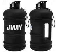 JIMY 2.2 Litre Water Bottle with Pop Cap | Leak-Proof, Impact-Resistant, Drop-Proof Design | BPA-Free Gym Keg | 2.2L Bottle for Gym & Outdoors