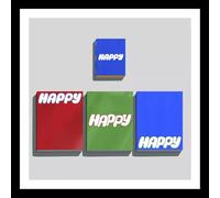 JIN - BTS JIN HAPPY (3 Ver Set + WEVERSE Ver + Gift Card) K-POP SEALED