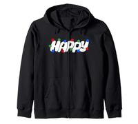 Jin Happy Brighten Your Day with Kpop Happiness Zip Hoodie