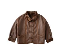 JIN Reversible Shearling Jacket, female, Just Things we Like, Faux Fur & Shearling Jackets, Brown, L, Jackets L