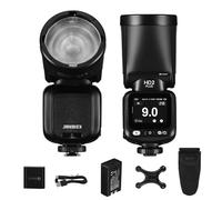 JINBEI HD-2 PLUS TTL Camera Flash Professional Speedlite 100Ws Built As Master & Slave 2-in-1 LED Modeling Light with Touch Screen (HD2 Plus)