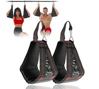 jincome Padded Hanging AB Straps, 1 Pair AB Sling Suspension Hanging Straps Belts Abdominal Muscles Training Reverse Pull Sit Ups Chin-up Bar Mounted Muscles Carver