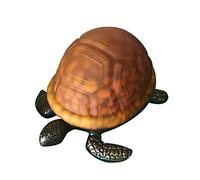 jincome Table Lamp,Turtle Shaped Table Lamp Decorative Lights for Restaurant Study Bedroom (brown)