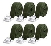 jind 6Pcs Tie Down Straps, 3mx25mm Heavy Duty Tension Belts Adjustable Lashing Straps Ratchet Straps 250kg(550lbs), Luggage Straps with Buckle for Motorcycles Trucks Luggage Cargo Vans Trailer(Green)