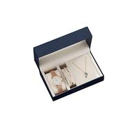 jinda Ladies Quartz Watch and Necklace + Bracelet Combination Rose Gold