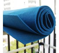 JINDAOSH 100x100cm 3mm Thick Non woven felt fabric Sheets Kindergarten DIY craft felt sheet Material for Sewing Cushion Padding Embroidery Decorations(Color:lake blue)