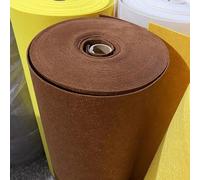 JINDAOSH 43 Colors 2mm Thick Felt Fabric By The Metre For Craft Projects DIY Handicraft Sewing Patchwork Christmas Decorations 100 Cm Wide Sold By The Meter 1 * 1m(Color:coffee)