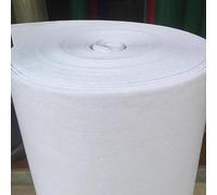 JINDAOSH 43 Colors 2mm Thick Felt Fabric By The Metre For Craft Projects DIY Handicraft Sewing Patchwork Christmas Decorations 100 Cm Wide Sold By The Meter 1 * 1m(Color:white)