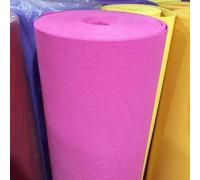 JINDAOSH 43 Colors 2mm Thick Felt Fabric By The Metre For Craft Projects DIY Handicraft Sewing Patchwork Christmas Decorations 100 Cm Wide Sold By The Meter 1 * 1m(Color:hot pink)