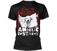 JINDIAOWENJU Angelic Upstarts - Out of Control - New T-Shirt : Punk. Oi, Mensi XL Black