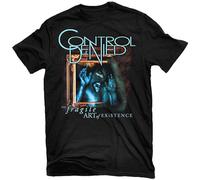 JINDIAOWENJU Control Denied The Fragile Art of Existence T-Shirt New! Relapse Records Ts4182 S Black