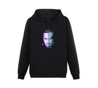 JINDIAOWENJU David Guetta Hoody Unisex Ptinted Hoodies Long Sleeve Men's Hooded with Pocket Black XXL