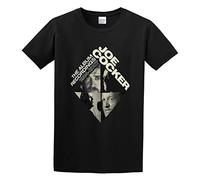 JINDIAOWENJU Joe Cocker The Album Recordings 1984 2007 Unisex 100% Cotton Short-Sleeve T-Shirts Black XL