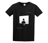 JINDIAOWENJU Leonard Cohen You Want It Darker Unisex 100% Cotton Short-Sleeve T-Shirts Black XXL