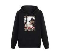 JINDIAOWENJU The Last Narco Jaoquin El Chapo Guzman Graphic Drug Lord Mexico Prison Unisex Hoody with Pocket Black S