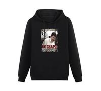 JINDIAOWENJU The Last Narco Jaoquin El Chapo Guzman Graphic Drug Lord Mexico Prison Unisex Hoody with Pocket Black XL