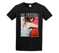 JINDIAOWENJU The Vaccines What Did You Expect from The Vaccines Unisex 100% Cotton Short-Sleeve T-Shirts Black XXXL