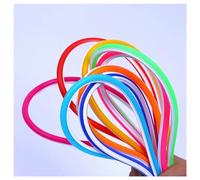 JINFEUGE 1-10M DIY Seperation Silictube Led Neon Strip 8Mm Width Flexible Waterproof Neon Sign Board Ribbon Bendable Strip Lights/D/2M