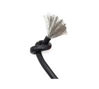 JINFEUGE 1M Heat-Resistant Cable 30 28 26 24 22 20 18 16 15 14 13 12 10 Awg Ultra Soft Silicwire,High Temperature Flexible Copper/Black/18Awg