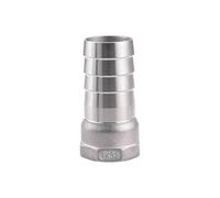 JINFEUGE 1Pc 6Mm 8Mm 10Mm 12Mm 14Mm 15Mm 16Mm 20Mm Hose Barb X 1/8" 1/4" 3/8" 1/2" 3/4" 1" Bsp Female Ss 304 Nipple Pipe Fitting/Bsp Thread-Barb Od/Bsp3I4-15Mm