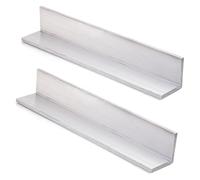 JINFEUGE 2 Pcs 6061 Alumiangle Length 500Mm Thickn 2Mm, Aluminum Structural Angle for Home Improvement/Color/19 * 19 * 2 * 500Mm