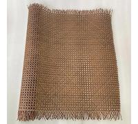 JINFEUGE 45Cm Plastic Rattan Cane Webroll Wicker Sheet/Reddish Brown/45 * 40Cm