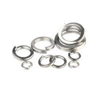JINFEUGE 5/10/25/50Pcs M1.6 M2 M2.5 M3/M4 M5 M6 M8 M10 M12 M16 M20 Ss 304 Split Splock Washer Locking Elastic Gasket/Color/M5 * 50Pieces