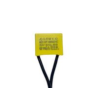 JINFEUGE 5Pcs Ad K X2 Safety Capacitance Tape Line 0.1Uf 0.15Uf 0.22Uf 0.33Uf 0.47Uf,250V-275V Housing Flexible Wire Safety Capacitor/5Pcs 0.47Uf