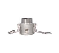 JINFEUGE Bspt 1/2"-2" Type B Female Camlock Cam Groove Fitting with Male Pipe Threads Sus304 250Psi/ Color/2"