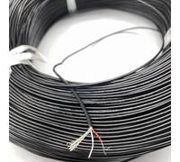 JINFEUGE Extra Fine Twisted Shielded Wire Ul2851-32Awg 2 Core/3 Cores/Cores Tinned Copper Wire USB Data Cable Length 10M/Black/10 Meter_32Awg 3Core