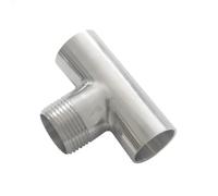 JINFEUGE Size 19Mm-57Mm Pipe Od Butt Weld X 1/2" - 2" Bspt Male Tee 3 Way Sus 304 Stainless Sanitary Fitting Homebrew Beer Wine/Weld-Male-Weld/Od 32Mm_1"