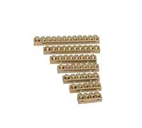 JINFEUGE Zero Ground Row Copper Bar Connection 4/5/6/7/8/10/12/15 Hole Terminal Wi1Pc Terminal of Distribution Box/Color/7 Hole